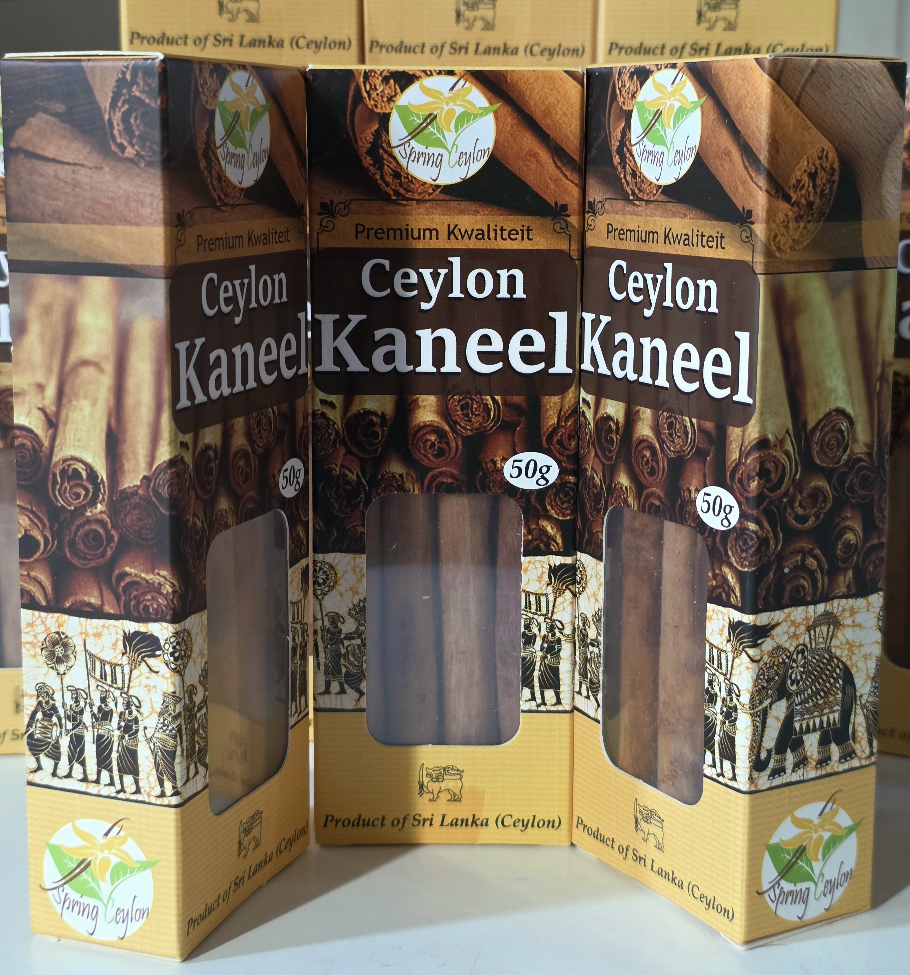 Spring Ceylon branded spice packages ready for shipping